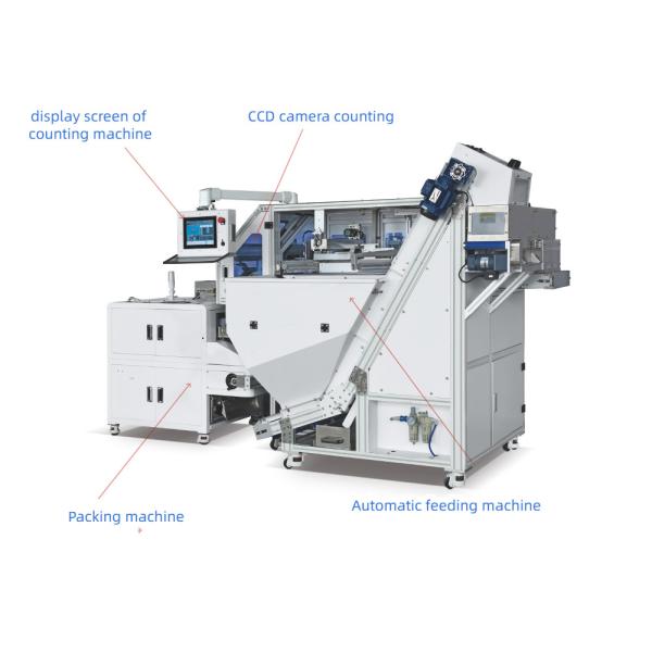 Plastic Caps Package Visual Counting And Packing Machine Strong Versatility High Speed Accuracy