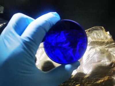 Cristal de safira colorido dopado com laser Al2o3 sintético