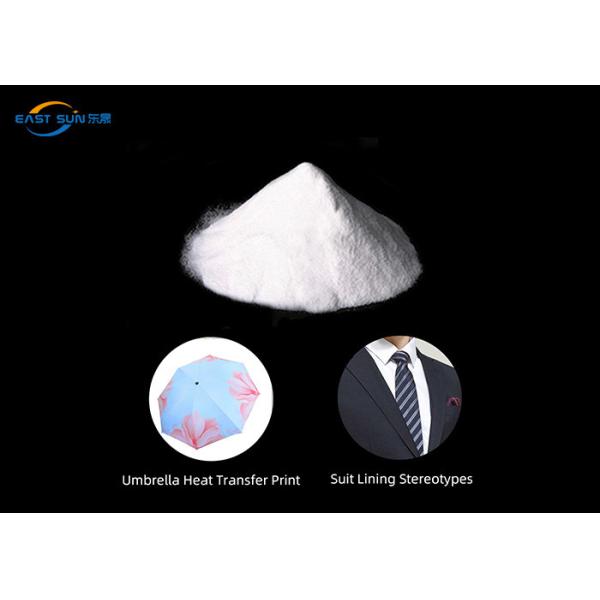 Полиэстер горячий плавит порошок PES слипчивый на Interlining 80 белизна микрона 20kg