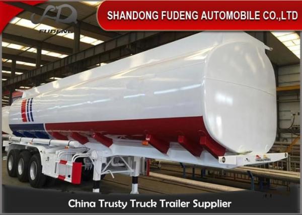 32000 Litres Customized Fuel Tanker Semi Trailer Trucks Stable Performance