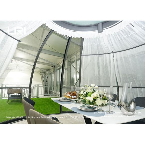 360 Degree Transparent PC Bubble Crystal Dome Tent Outdoor Leisure Restaurant House