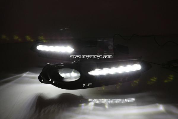 HONDA HR-V 2014-2017 Car DRL LED Daytime Running Lights turn light steering