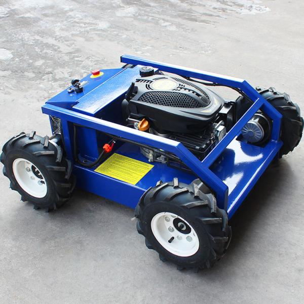 Hot Top Small Crawler Remote Control Mower Farm Grass Blade Automatic Lawn Mower Robot Simple Commercial Lawn Mowing Price