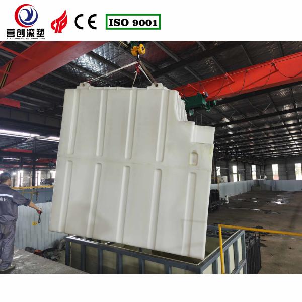 INGCHUANG 6.5m Large Oven Bi-Axial Shuttle Rotomolding Machine, PLC Automatic Rotational Molding Equipment For Custom LLDPE Electrolyte Energy Storage Tanks