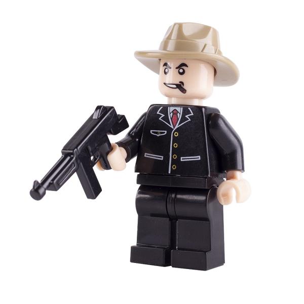 MOC character career model ladies gentlemen thief criminal firemen mini figures building blocks