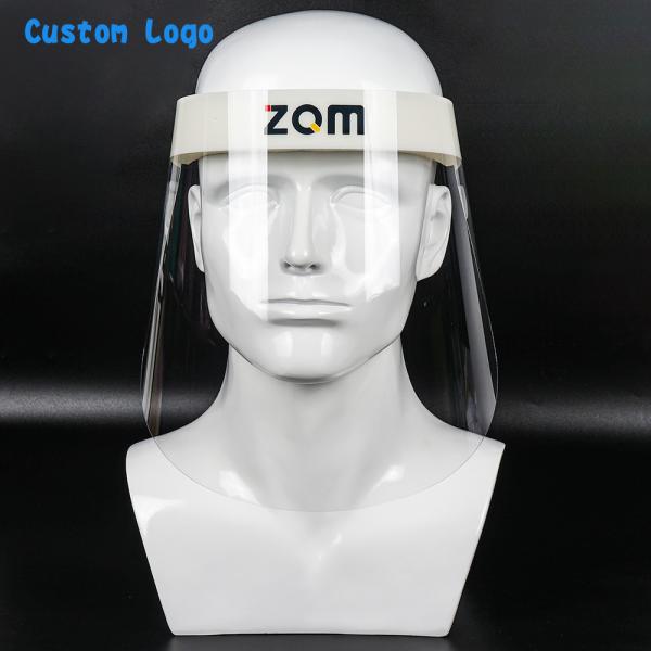 Plastic Material Face Shield Anti Saliva Anti Fog Protective Face Shield Custom Logo