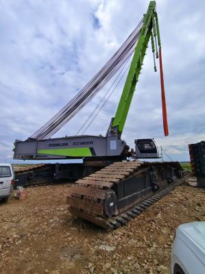 2020 Sany Used Crawler Crane, The ZCC9800W, Has A Main Boom Of 159 Meters And A 7meter Boom, A 270-Ton Mainframe Counterweight, And A 300-Ton Counterweight. It Has A Run Time Of 1,700 Hours And Is In