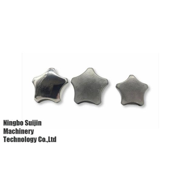 Peças de lustro da carcaça de investimento do espelho para o botão da mão da bomba da estrela