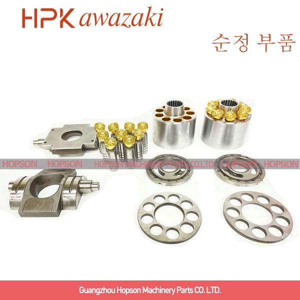 La pompa hydráulica de KOMATSU parte el ajuste PC120-3 PC120-5 del sistema del bloque de cilindro HPV55