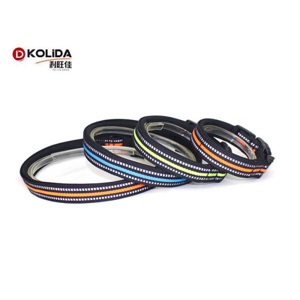 Nylon Reflective Luminous Dog Collars Neoprene Padded For Pet Puppy Training