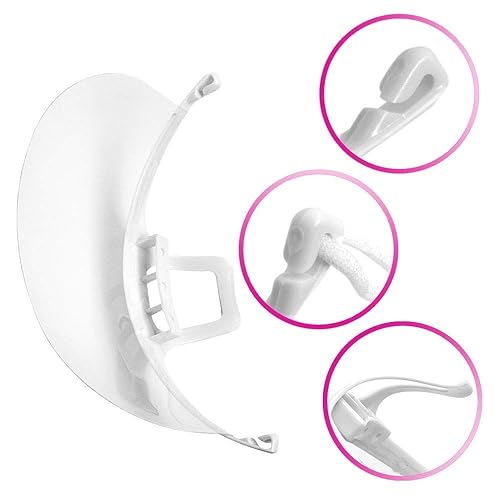 Hubei Haixin Clear Transparent Face Anti-Fog Sanitation Mask with Plastic Visor Mouth Shield Hygiene Food Mask