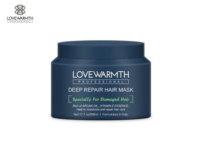 Volume profundo do reparo 500ml da máscara do cabelo de Argan Oil/vitamina E para o cabelo danificado