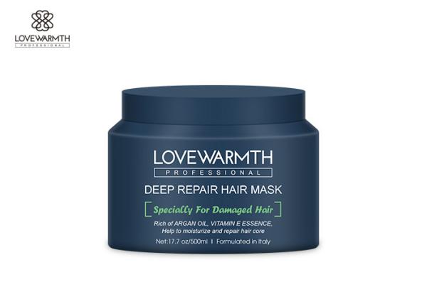 Volume profundo do reparo 500ml da máscara do cabelo de Argan Oil/vitamina E para o cabelo danificado