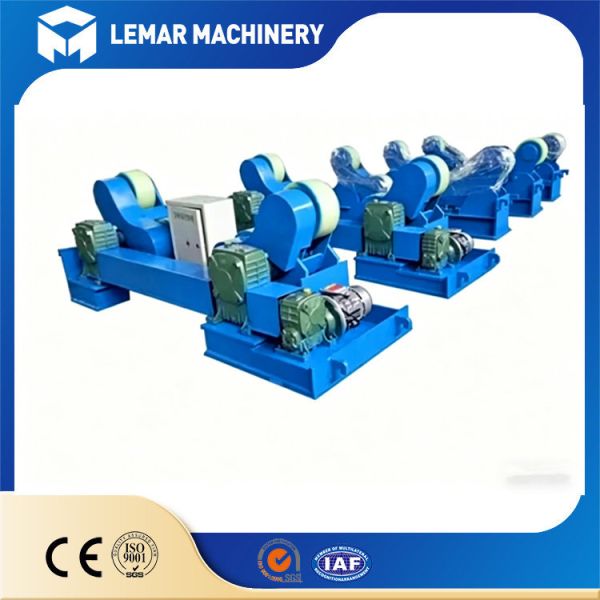 Anti-slip PU Wheel 40 Ton Welding Roller Frame Pressure Vessel Use