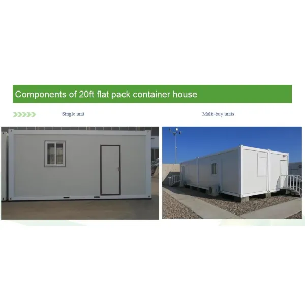 Foldable Prefab Container House in 20FT or 40FT Sizes with ISO, CE, SGS, BV Certification