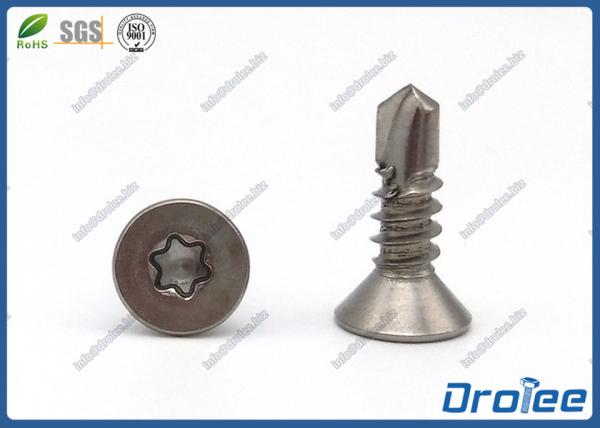 304/316/410 Stainless Steel Flat Head Torx Drive Self Drilling Tek Screws