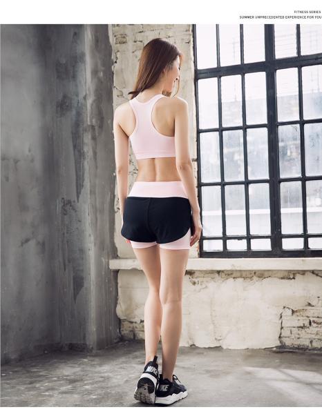 CPG Global 2017 Spring Summer Women's Raceback Sexy Breathable Pink Grey Sport Bra Yoga Workout Fitness Top W148