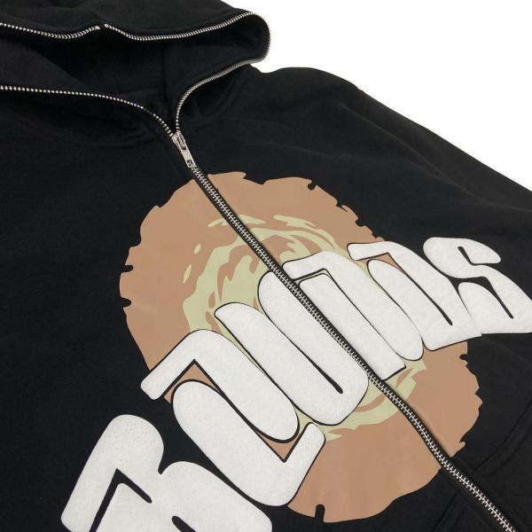High Quality Custom Logo Wholesale 100% Cotton Premium 3D Full Zipper Up Puff Print Hoodies