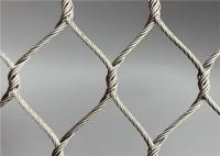 Type noué 1,5 mm Diamètre de la corde SS304 en acier inoxydable filet de câbles pour clôture d'animaux