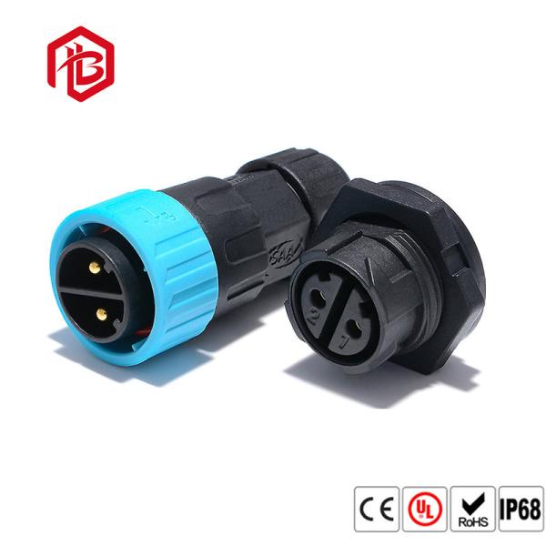 Connecteur aérien imperméable à l'eau de la série A25 bleu auto-verrouillable pour câble à 3000 cycles d'accouplement