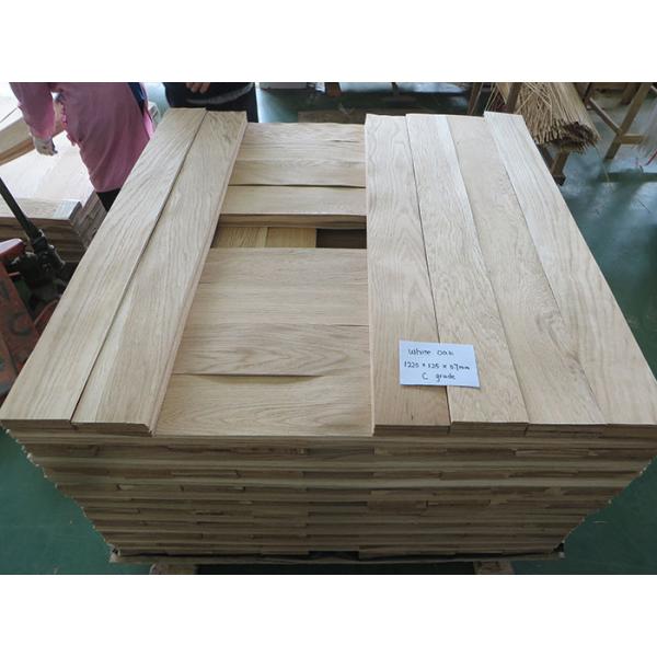 Дуб трещины мебели белый лощит облицовку древесины MDF ранга 0.7mm c