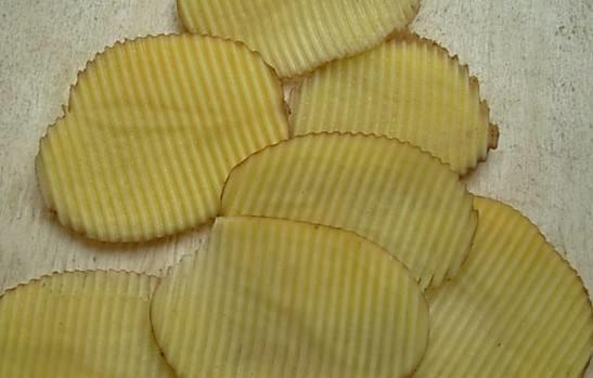 stainless steel potato slicer machine MCWS500 weave shape 500kg per hour