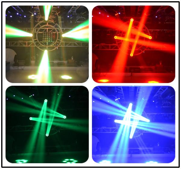6X15W  DMX-512 Little Bee Eye LED Moving Head Light For Party , Concert  ,Festival
