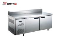 0.4L Industrial Catering Fridge Stiainless Steel Under Counter With Backsplash