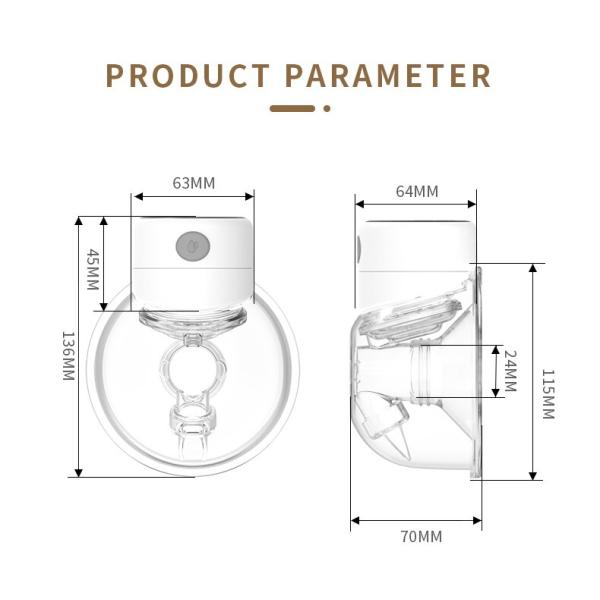 Allaitement électrique Pompes électriques à batterie 3 modèles 12 niveaux