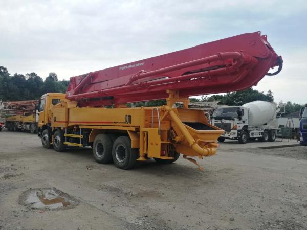 Putzmeister 42m Benz Second Hand Concrete Pump Truck 140m3/H 290kw