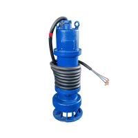 7.5kw 5.5hp 145m3/h 10m pompe à lisier submersible à l'épreuve de l'explosion basse tête pour les eaux usées