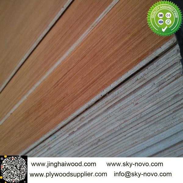 6mm red engineered veneer face plywood