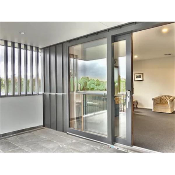 США стандарты Алюминиевые наружные стеклянные подъемные раздвижные двери с материалом для двора