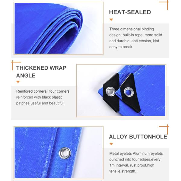 Высокопрочная водонепроницаемая ПЭ-пластинка с пладовым стилем и количеством пряжи 500D-1500D