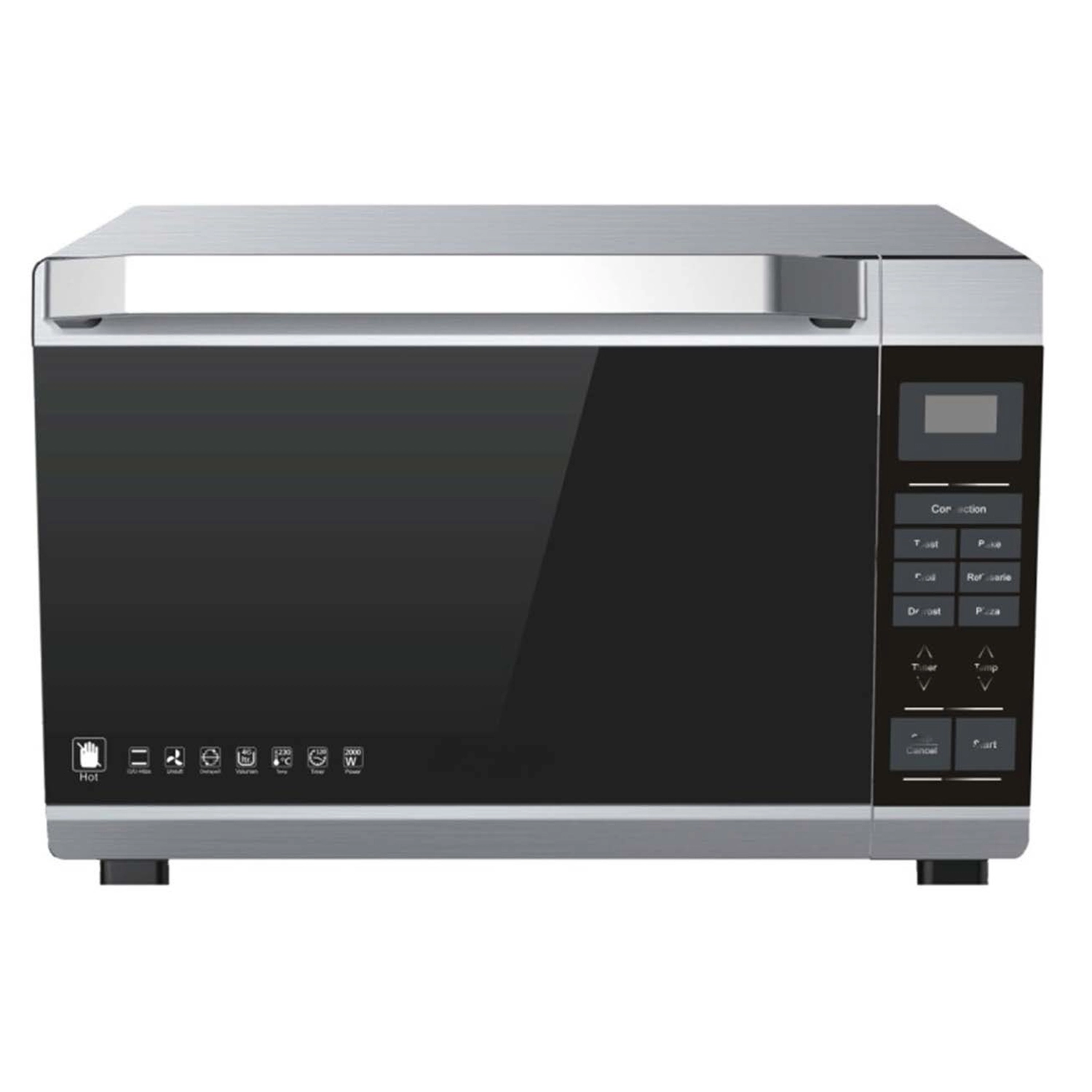 46L Stainless Steel Microwave 220V Oven temperature control