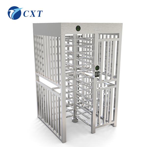 Anti Collision Full Height Turnstile with RFID Access Control 30-40 People/Min Stainless Steel 304 Customizable Head Thickness