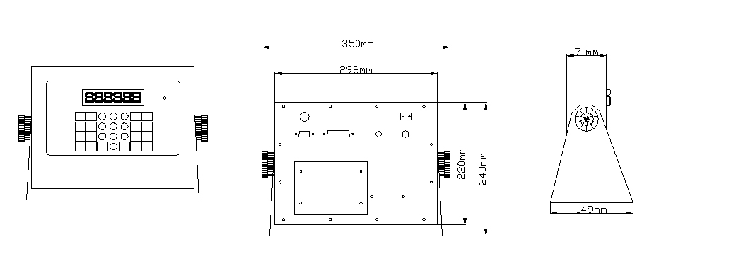 BXK315A6GB Heavy-Duty Indicator For Vehicle And Goods Weighing