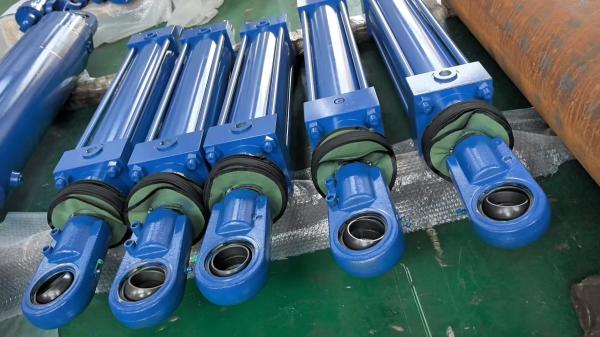 cilindro hidráulico personalizado de 125 mm varilla de 70 mm 16MPa doble acción