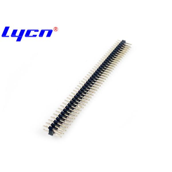 2.54mm Pitch Double Row Pin Header Connector Current Rating 3.0A