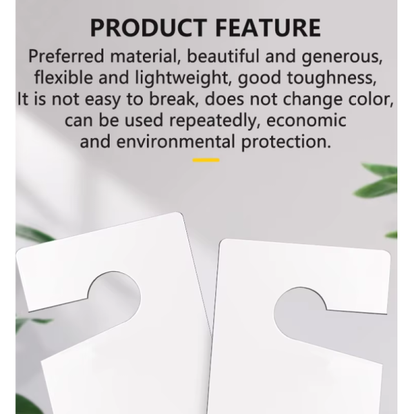 Custom PVC Blank Writable Waterproof Shipping Plastic Tags Design LOGO Residential Shopping Mall School Car Park White Reusable Temporary