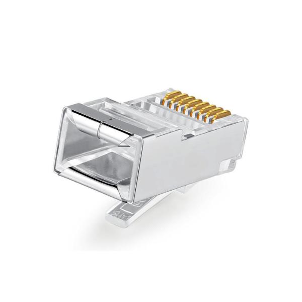 Cat6 SFTP Shielded Gold Contact 8P8C Male Ethernet RJ45 Connector