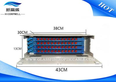 FC 48 Port Fiber Termination Kits Fiber Optic Splice Tray For FTTX Systems