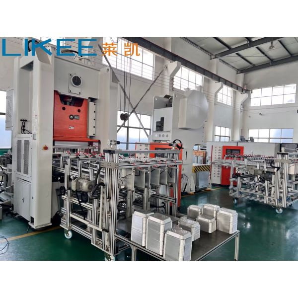 Aluminum Foil Container Machine 80-Ton with 9,000–12,000 pcs/h High-Speed Output and H-Frame Structure