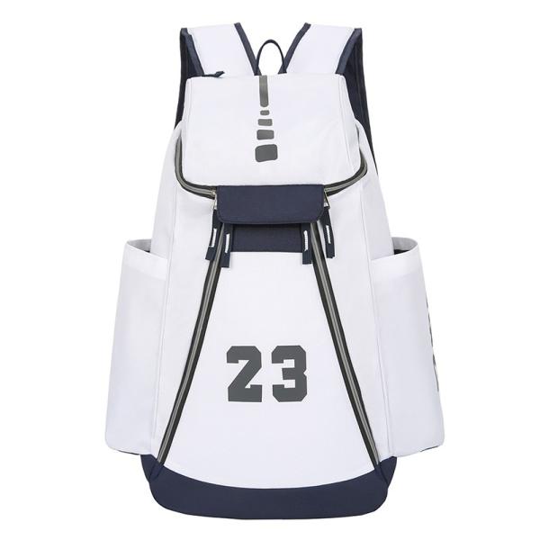Minimalist Style Grey Oxford USB Charging Student Backpack for Sports Daily Leisure