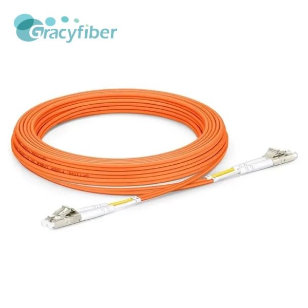 OM1 LC to ST UPC Duplex Fiber Patch Cord