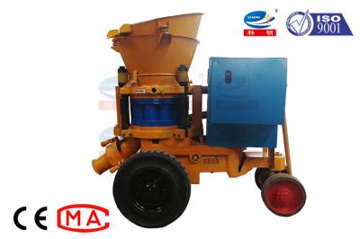Uso portátil da máquina concreta pequena do Shotcrete em trabalhos subterrâneos