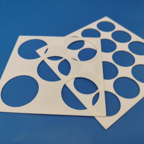 Machining Insulating Al2O3 Ceramic Plate With Holes