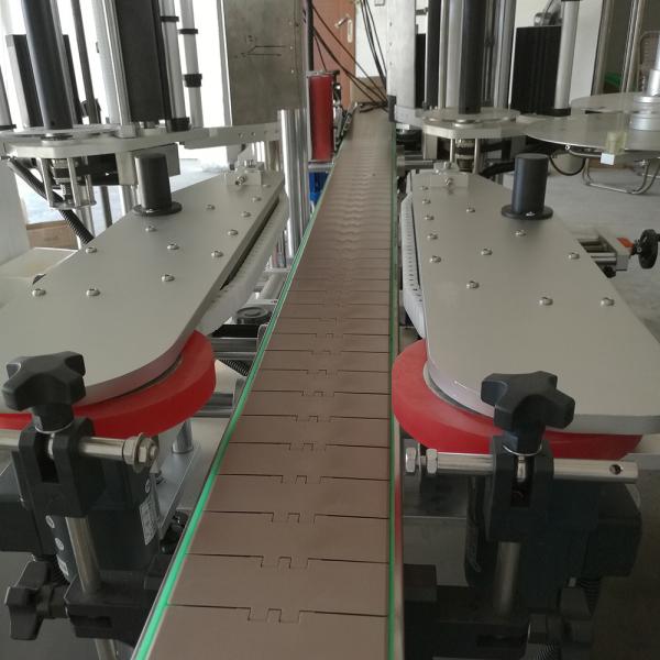 Double Side Flat Sticker Applicator Automatic Square Bottle Front Back Two Sides Labeling Machine