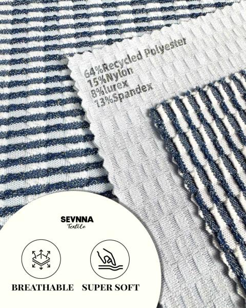 Spring Beach Recycled Swimwear Fabric For Eco-friendly Swimwear Choices