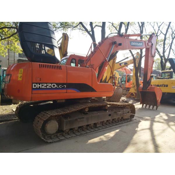 22 Ton Used Doosan Hydraulic Excavator DH220LC - 5 DH220LCV